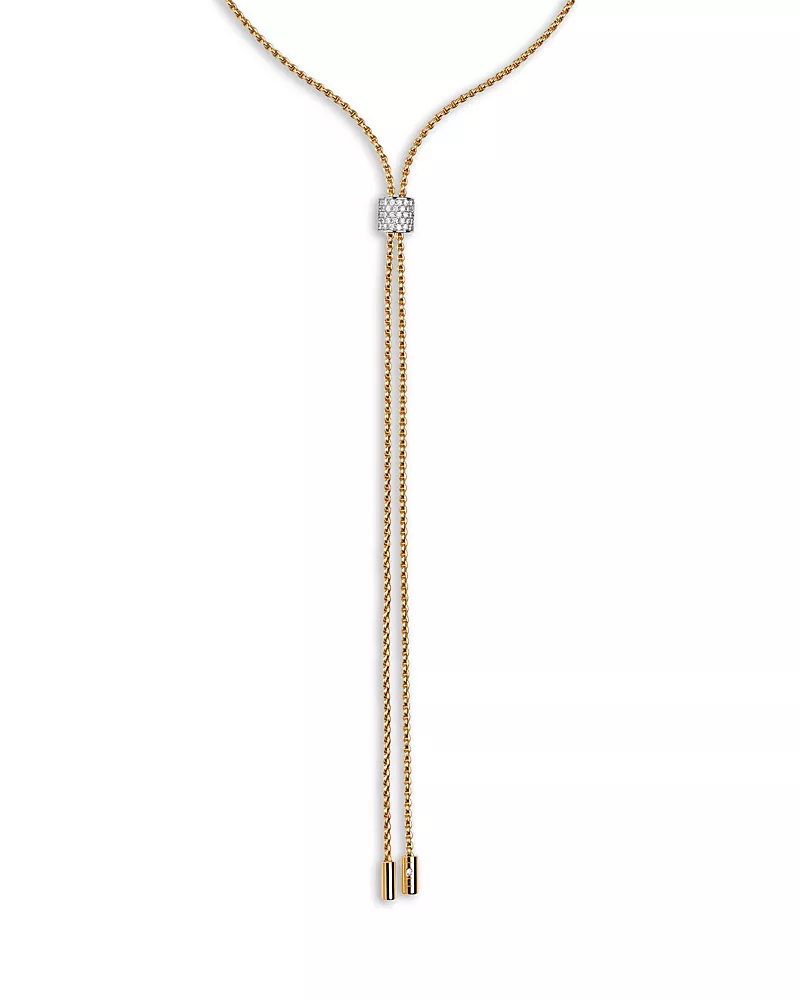 Fope 18K Yellow Gold Aria Diamond Lariat Necklace, 27.5