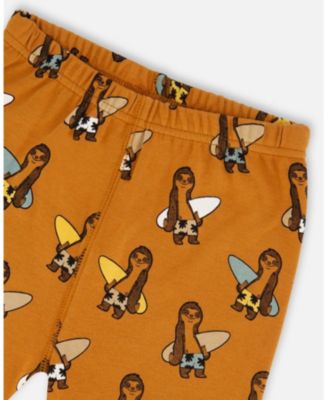 Boys' Organic Cotton Two-Piece Short Pajama Set - Little Kid