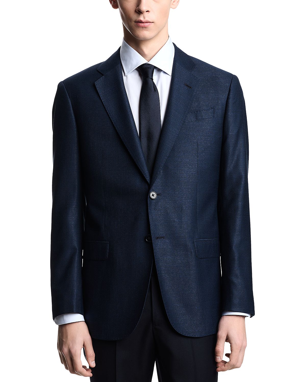 Emporio Armani Regular Fit Notch Lapel Blazer