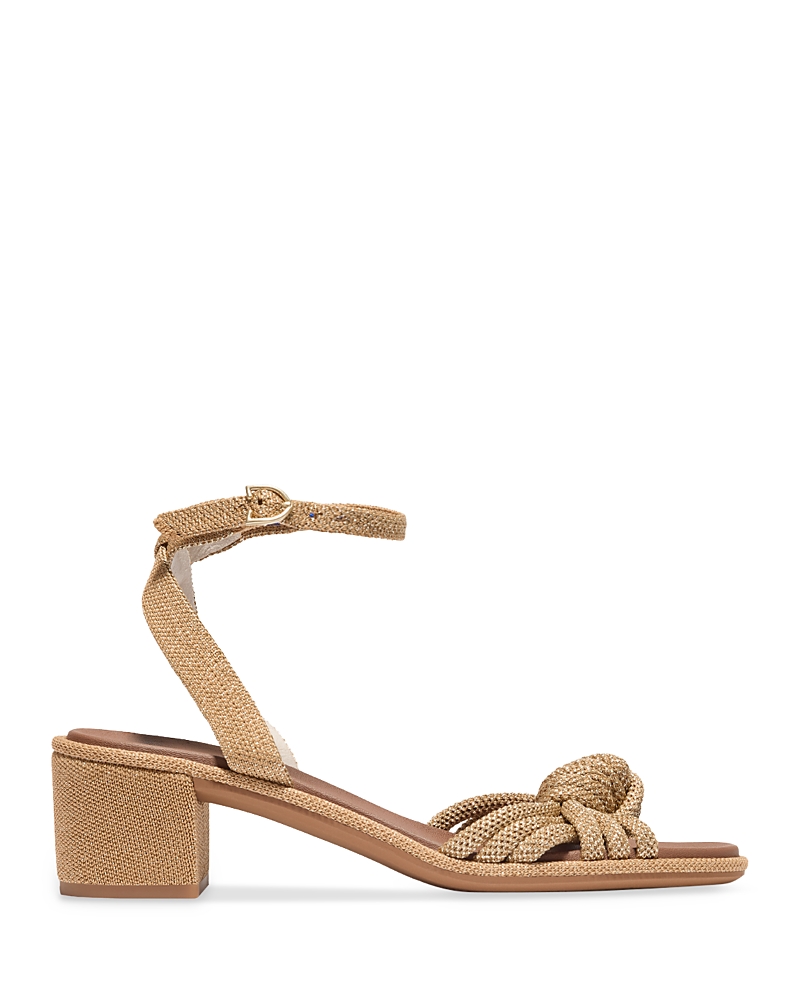 Rothys The Knot Sandal In Brown/metallic