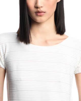 Stretch Jersey Jacquard Top