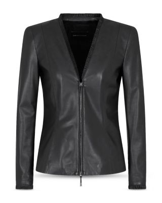 Nappa Leather Slim Fit Jacket