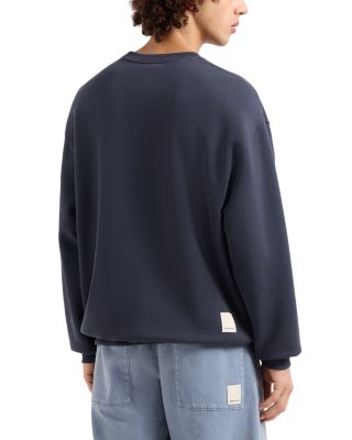 Floral Print Fleece Sweatshirt