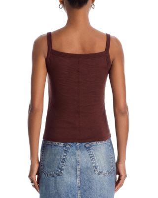 The Slub Square Neck Tank Top