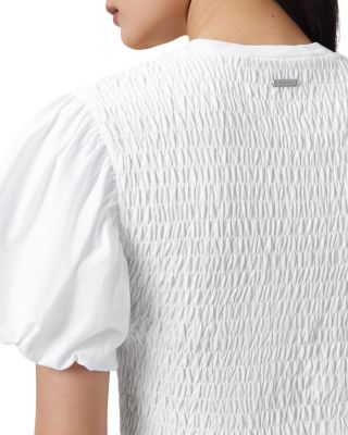 Dael Peplum Puff Sleeve Top