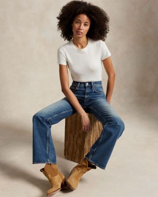High Rise Bootcut Jeans