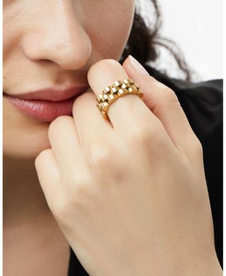 Gold Statement Parker Ring