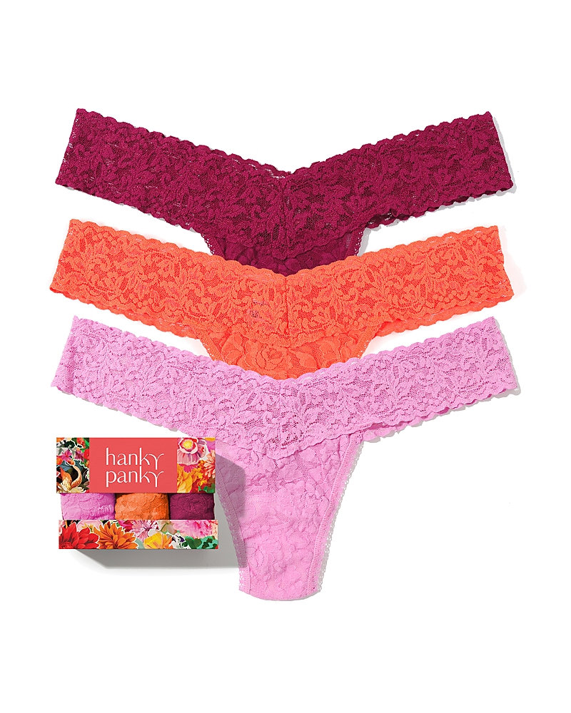 Hanky Panky Assorted 3-pack Low Rise Thongs