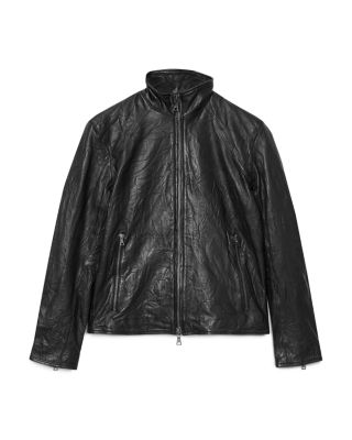 Ansel Crinkle Leather Jacket