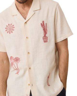 Embroidered Camp Shirt