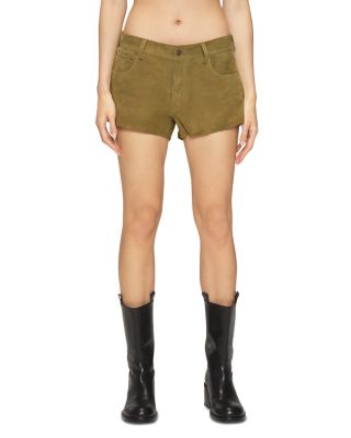 Portman Suede Low Rise Shorts