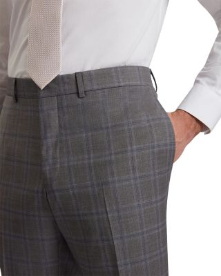 Roger Check Classic Wool Modern Fit Suit Pants
