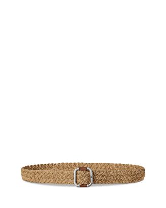Lauren Ralph Lauren Women\'s Square Slide Woven Belt in Natural s7-AI412951452001_lifestyle?$  main image 3