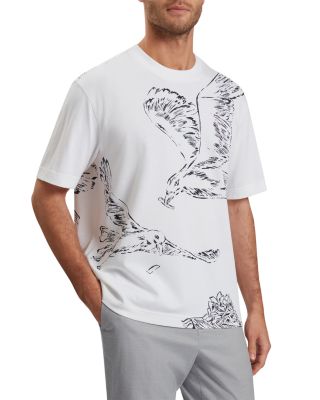 Jamesio Short Sleeve Seagull Graphic Tee