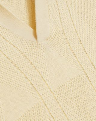 Willden Short Sleeve Open Neck Cotton Polo	