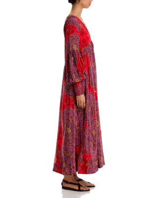 Sequin Flower Maxi Dress - Exclusive