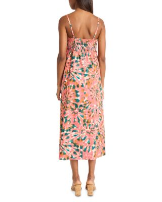 Smocked Back Midi Dress