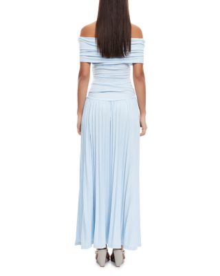 Field Of Dreams Off-the-Shoulder Maxi Dress