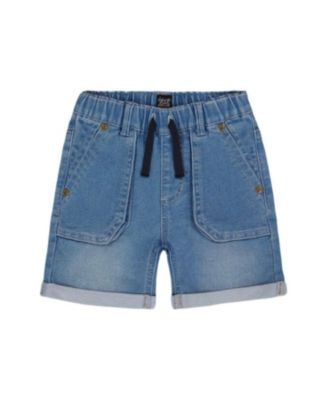 Deux par Deux - Boys' French Terry Denim Short - Little Kid, Big Kid