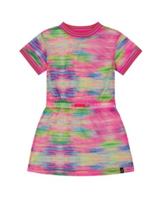 Deux par Deux - Girls' Short Sleeve Mesh Beach Dress - Little Kid
