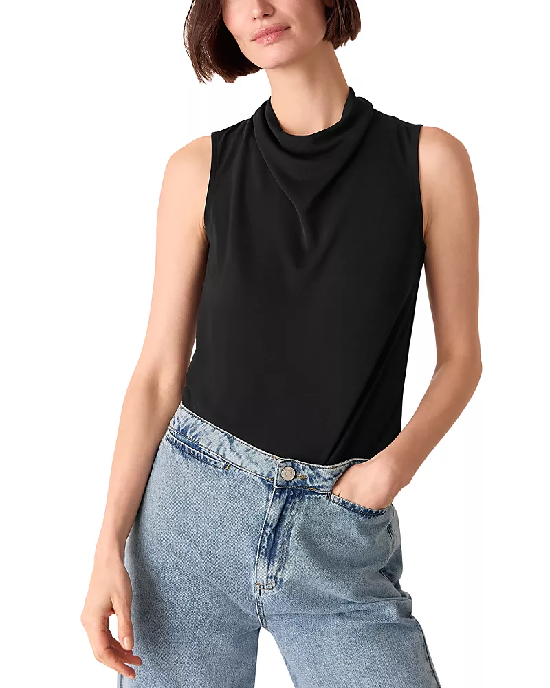 Whistles Sleeveless Cowlneck Top