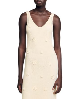 Sandro Fish Net Sleeveless Maxi Dress | Bloomingdale's Women
