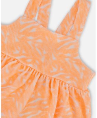 Girls' Printed Terry Tank Top and Shorts Set - Big Kid