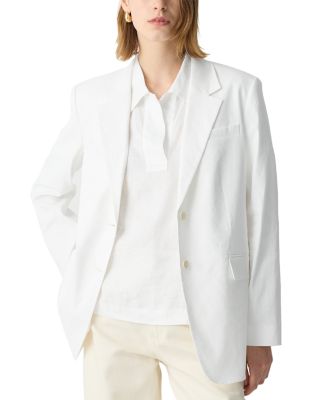 Single Breasted Linen Blazer