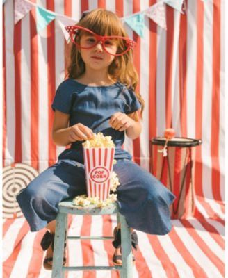 Girls' Chambray Jumpsuit - Little Kid