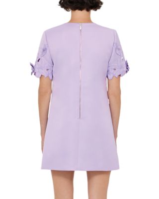 Aurie Appliqu&amp;eacute; Short Sleeve Mini Dress