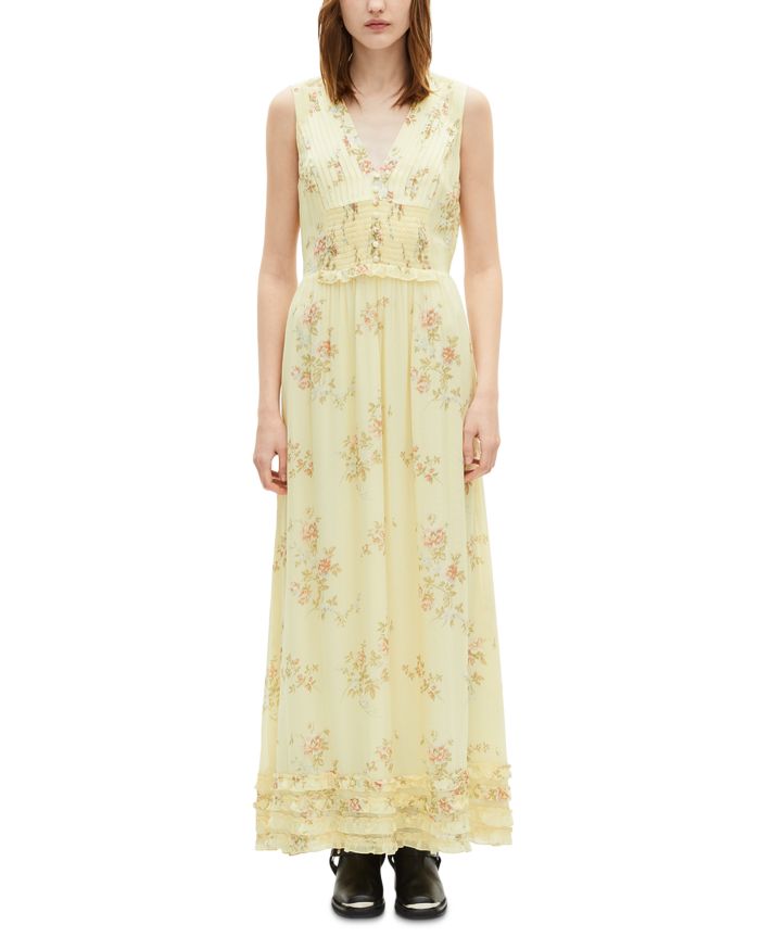 V Neck Sleeveless Dress
