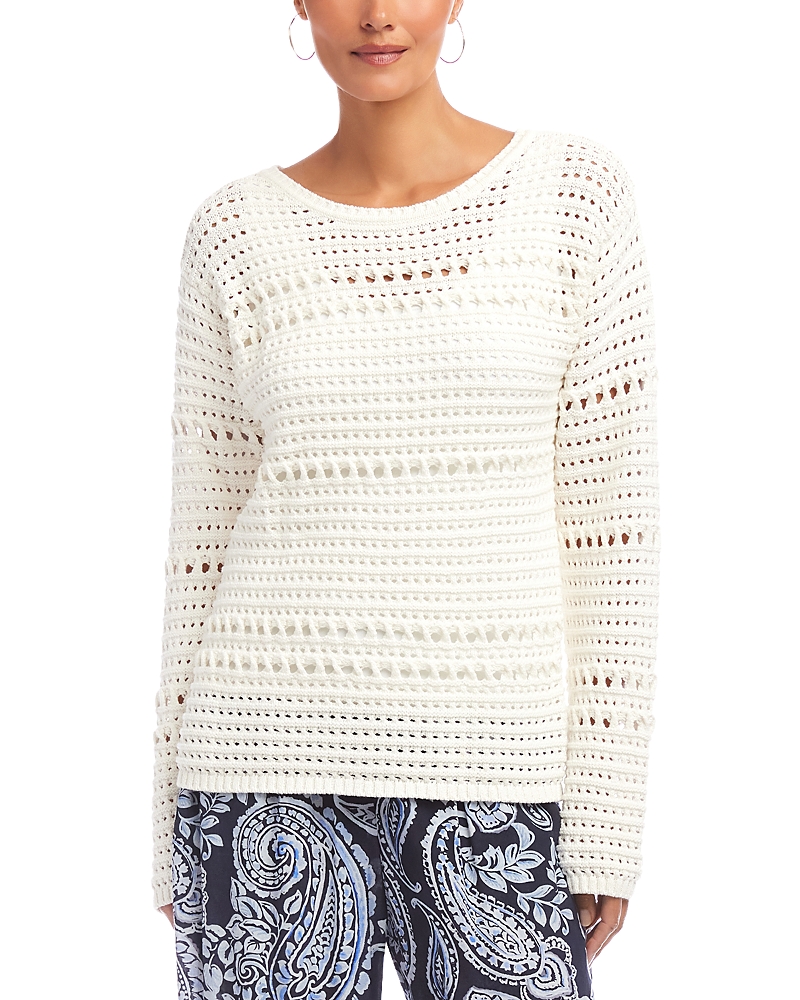 Shop Karen Kane Boatneck Crochet Sweater