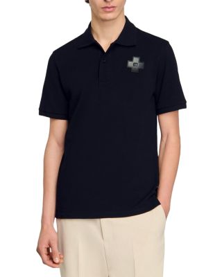 Sandro - Cross Patch Polo Shirt