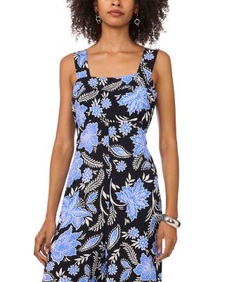 Square Neck Sleeveless Jumpsuit