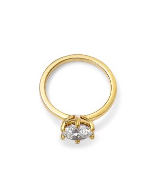 Certified Lab Grown Round Diamond Engagement Ring in 18K Yellow Gold, 2.0 tcw