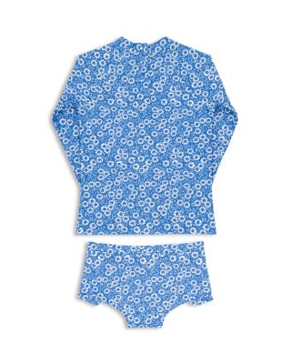 Girls' Rash Guard & Swim Shorts Swimsuit Set - Baby, Little Kid, Big Kid