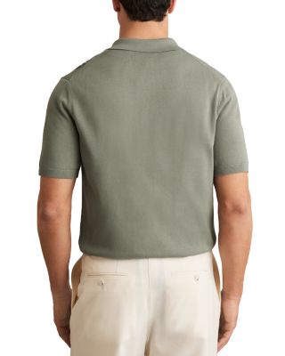 Pointelle Zip Front Shirt