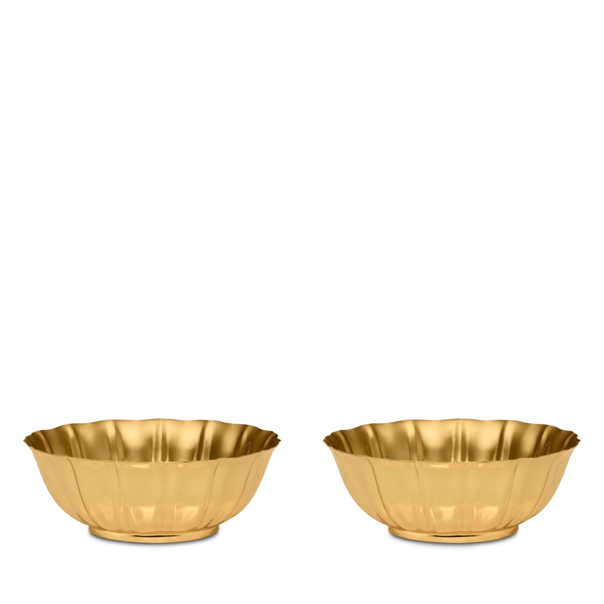 Aerin Mairie Small Bowls, Set of 2 in Brass