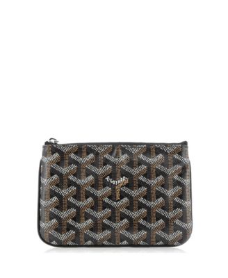Pre-Owned Goyard - Mini Senat Zip Pouch Coated Canvas