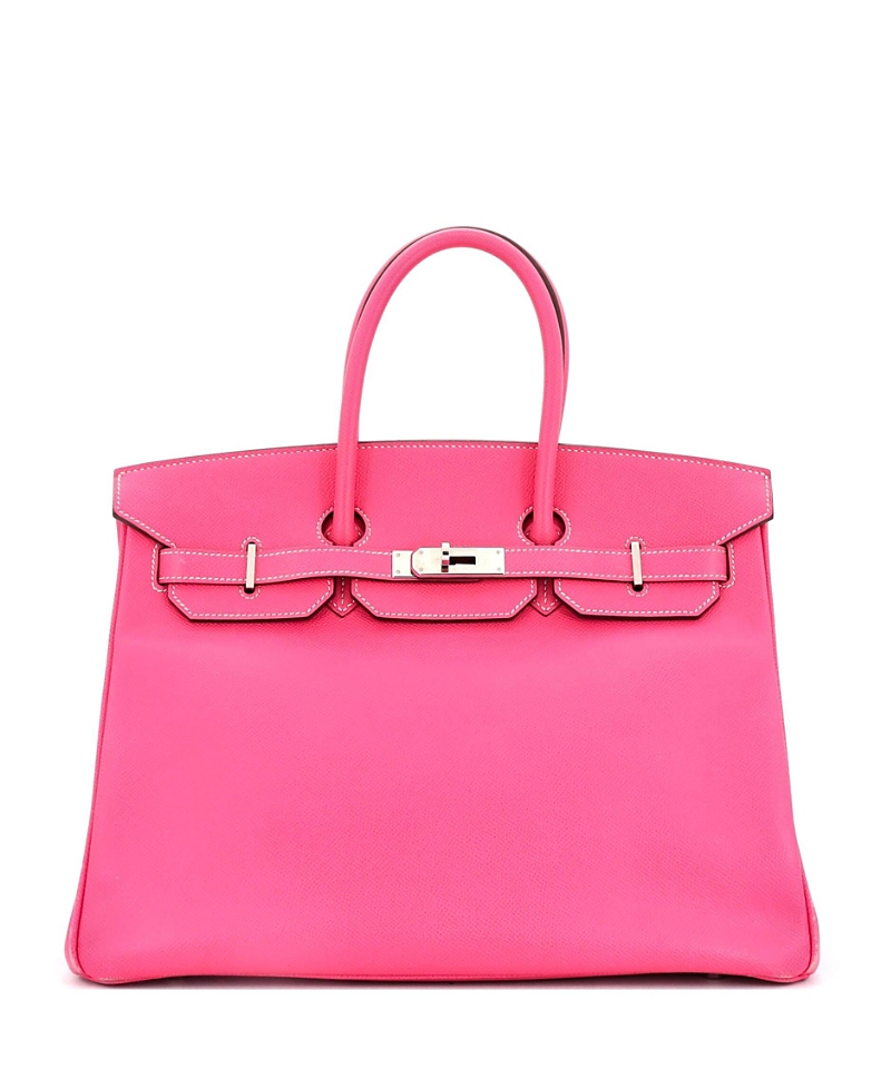 Pre-owned Pre-owned Hermes Hermes Candy 35 Handbag Epsom In Candy- Rose Tyrien/rubis