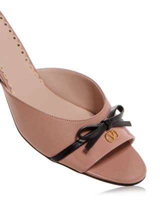 VLogo Bepointy Bow Slide Sandals 