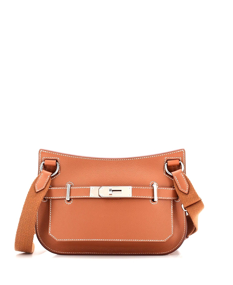 Pre-owned Pre-owned Hermes Hermes Mini Jypsiere Bag Evercolor In Brown