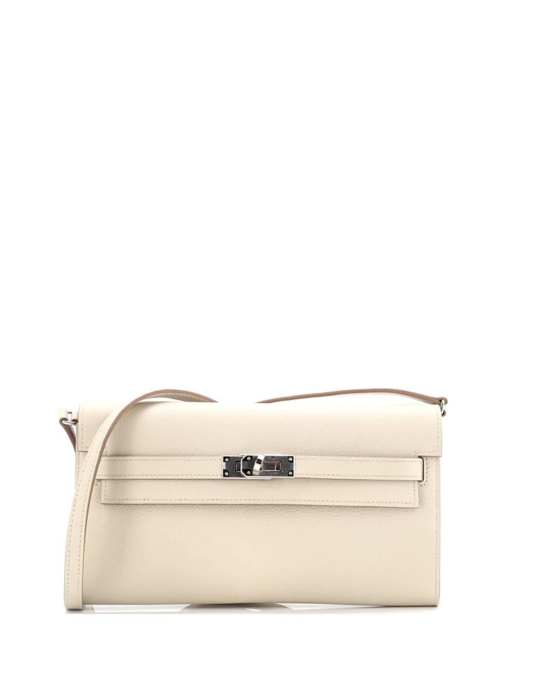 Pre-Owned HERMES Kelly To Go Wallet Evercolor