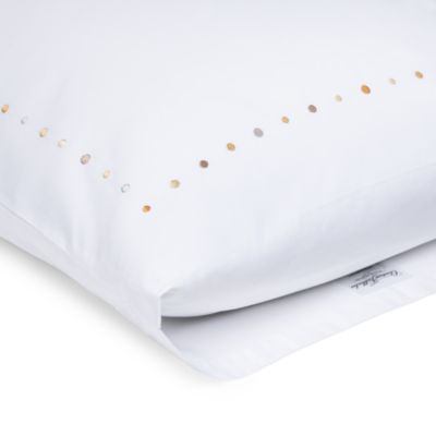 Twinkle Embroidered Sateen Euro Sham