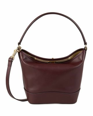 Small Leather Bucket Bag