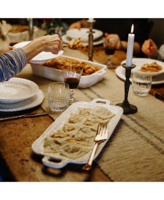 Pietra Serena Handled Rectangular Platter