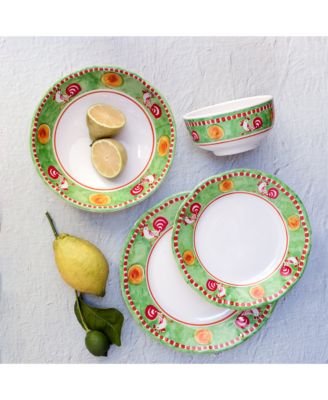 Melamine Campagna Gallina 4-Piece Place Setting