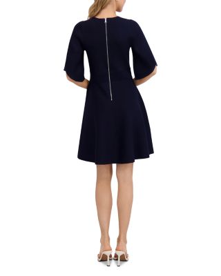 Flared Sleeve Mini Dress