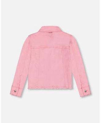 Girls' Jean Jacket with Embroidery Gummies - Little Kid