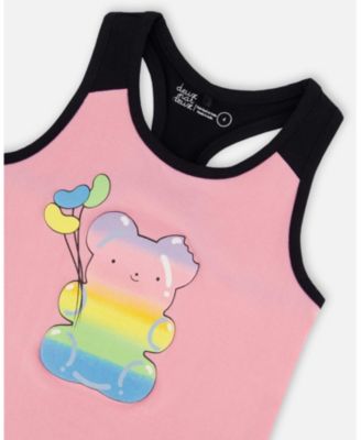  Girls' Organic Cotton Racerback Tank Top - Big Kid